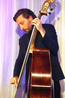 Ferg Ireland, Georgia Cecile Quartet, Watermill Jazz Club, Dorking, Surrey, 7 October 2025. Creator: Brian O'Connor