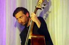 Ferg Ireland, Georgia Cecile Quartet, Watermill Jazz Club, Dorking, Surrey, 7 October 2025. Creator: Brian O'Connor