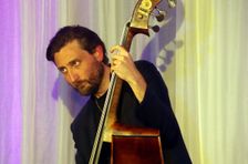 Ferg Ireland, Georgia Cecile Quartet, Watermill Jazz Club, Dorking, Surrey, 7 October 2025. Creator: Brian O'Connor