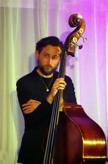 Ferg Ireland, Georgia Cecile Quartet, Watermill Jazz Club, Dorking, Surrey, 7 October 2025. Creator: Brian O'Connor