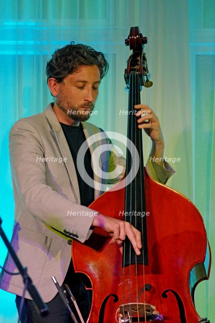 Ferg Ireland, Watermill Jazz Club, Dorking, Surrey, 26th July 2016. Artist: Brian O'Connor.