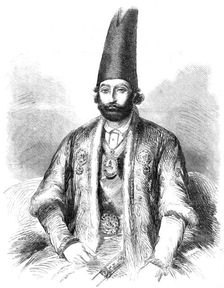Ferouk Khan, the Persian Ambassador to the Emperor of the French, 1857. Creator: Unknown