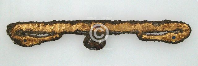 Fermoir, Frankish, last half of 5th century. Creator: Unknown.