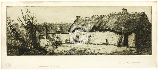 Ferme Aux Vaches, 1906. Creator: Donald Shaw MacLaughlan.