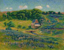 Ferme dans la campagne bretonne. Creator: Moret, Henry (1856-1913)