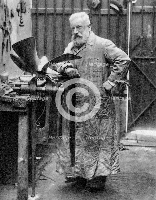 Fernand Forest, French inventor, 1888. Artist: Unknown
