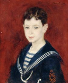 Fernand Halphen as a Boy, 1880. Artist: Renoir, Pierre Auguste (1841-1919)