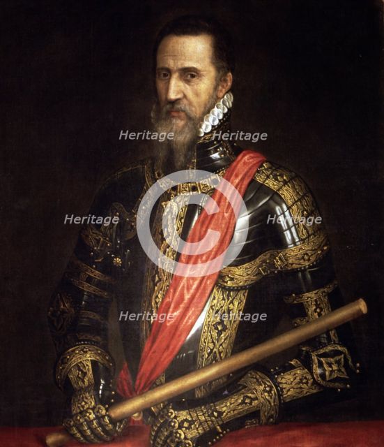 Fernando Alvarez de Toledo, Duke of Alba (1508-1582), general of Carlos V and Felipe II.