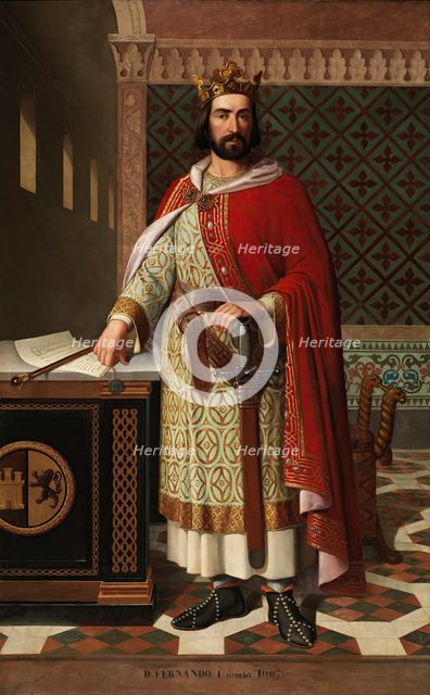 Fernando I, King of León, 1855. Creator: Antonio Maffei Rosal.