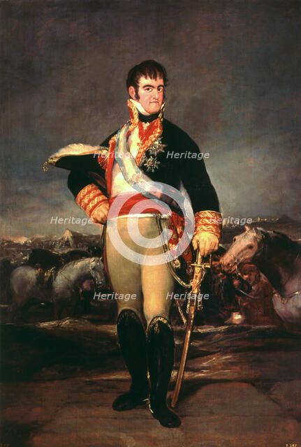 Fernando VII. (1784-1833), King of Spain. (1808-1833).