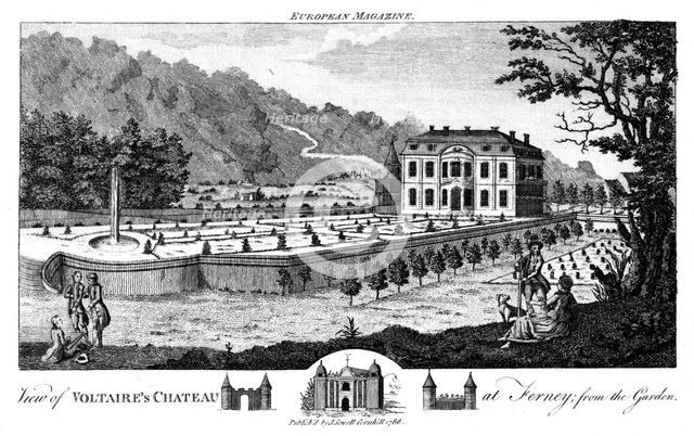 Ferney near Geneva, Switzerland, 1786. Artist: Anon