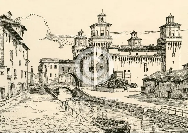 'Ferrara: The Ducal Palace', 1928. Creator: Unknown.