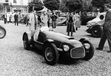 Ferrari 166 at Spa, Belgium, 1949
