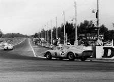 Ferrari 250 GTO of Dumay- Dernier 1963 Le Mans 24 hour race, finished 4th.. Creator: Unknown