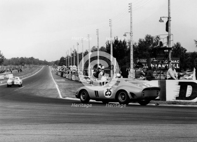 Ferrari 250 GTO of Dumay- Dernier 1963 Le Mans 24 hour race, finished 4th.. Creator: Unknown.