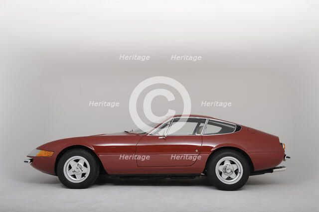 Ferrari 365 GTB 1972. Artist: Simon Clay.