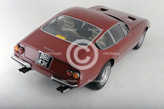 Ferrari 365 GTB 1972. Artist: Simon Clay.