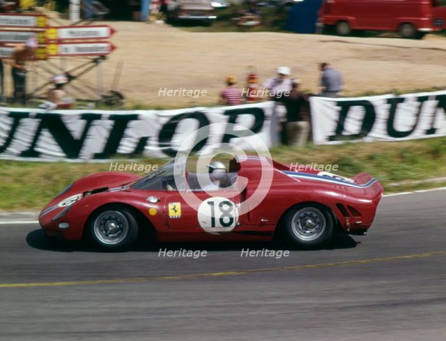 Ferrari 365 P2, Rodriguez - Vaccarella, 1966 Le Mans. Creator: Unknown.