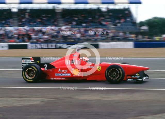 Ferrari F310, Eddie Irvine, 1996 British Grand Prix, Silverstone. Creator: Unknown.