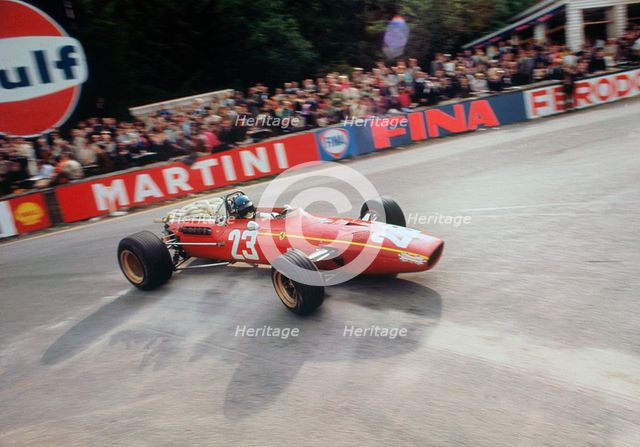Ferrari, Jacky Ickx, 1968 Belgian Grand Prix. Creator: Unknown.