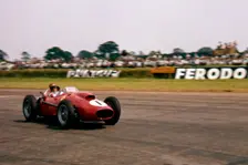 Ferrari, Peter Collins, 1958 British Grand Prix. Creator: Unknown