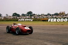 Ferrari, Peter Collins, 1958 British Grand Prix. Creator: Unknown