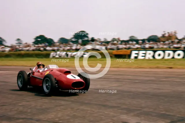 Ferrari, Peter Collins, 1958 British Grand Prix. Creator: Unknown.
