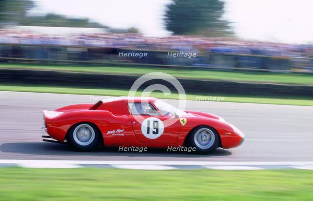 Ferrari races,1998 Goodwood revival. Artist: Unknown.