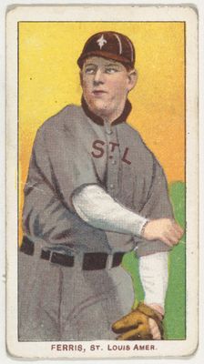 Ferris, St. Louis, American League, from the White Border series (T206) for the America..., 1909-11. Creator: American Tobacco Company