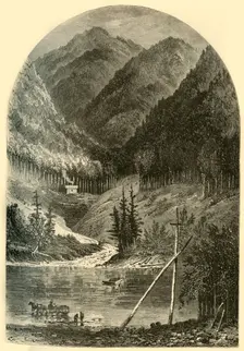 Ferry at Renovo 1874. Creator: A. Measom