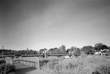 Ferry Bridge footbridge, Burton-upon-Trent, Staffordshire, 2000. Artist: M Hesketh-Roberts