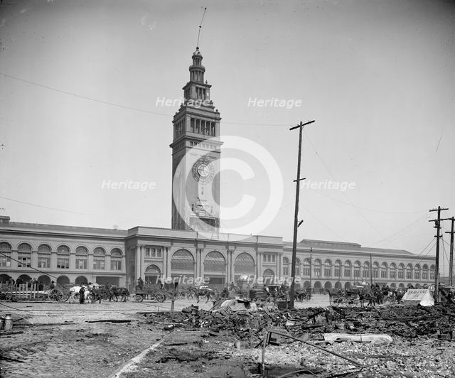 Ferry Building, San Francisco, Cal., c1906. Creator: Unknown.