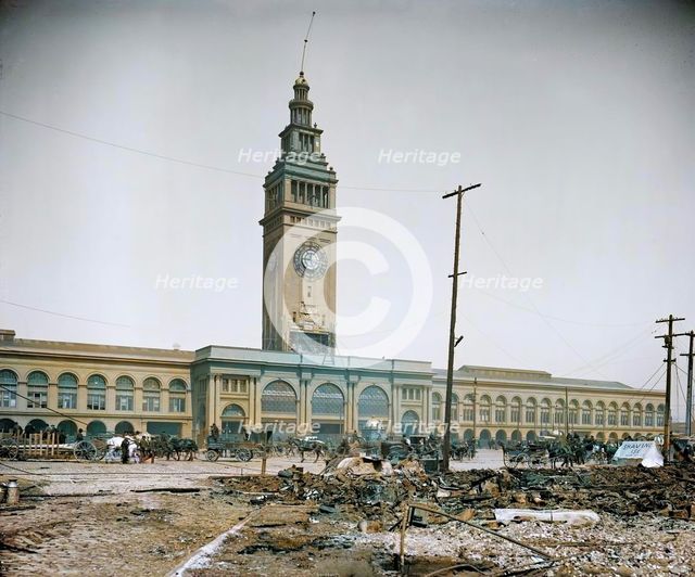 Ferry Building, San Francisco, Cal., c1906. Creator: Unknown.
