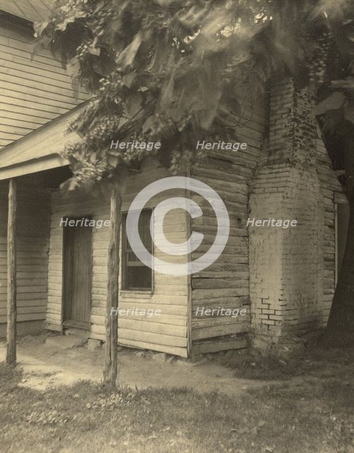 Ferry farm, original office building, between 1925 and 1929. Creator: Frances Benjamin Johnston.