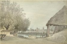 Ferry Hinksey, near Oxford, 15 June 1789. Artist: John Baptist Malchair