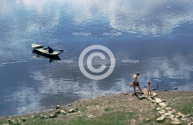 Ferry in Yugoslavia. Artist: Unknown