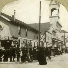 Ferry landing from Oakland 1906. Creator: Unknown