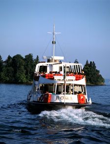 Ferry Roma Lake Maggiore, Italy. Creator: Peter Thompson