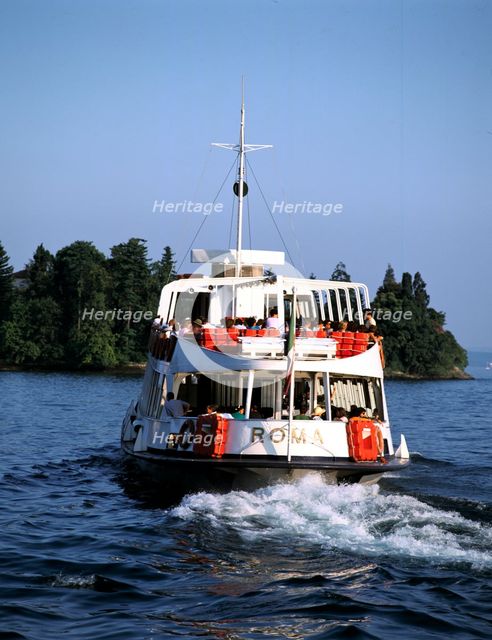 Ferry 'Roma', Lake Maggiore, Italy. Creator: Peter Thompson.