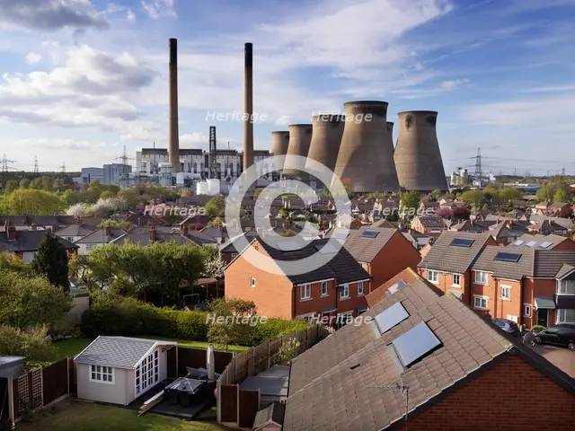 Ferrybridge C Power Station, West Yorkshire, 2018. Creator: James O Davies.