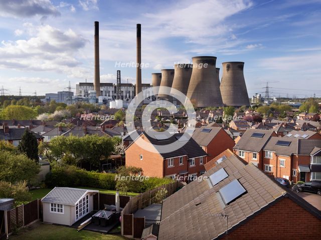 Ferrybridge C Power Station, West Yorkshire, 2018. Creator: James O Davies.
