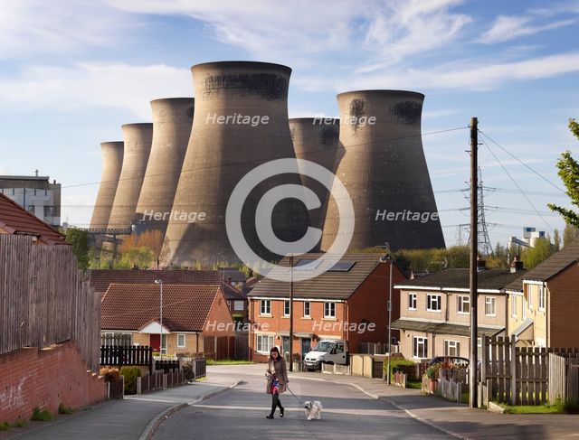 Ferrybridge C Power Station, West Yorkshire, 2018. Creator: James O Davies.
