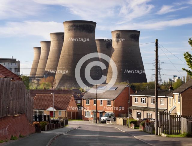 Ferrybridge C Power Station, West Yorkshire, 2018. Creator: James O Davies.