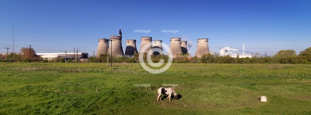 Ferrybridge C Power Station, West Yorkshire, 2018. Creator: James O Davies.