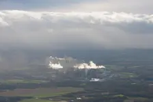 Ferrybridge Power Station, West Yorkshire, 2015. Creator: Dave MacLeod