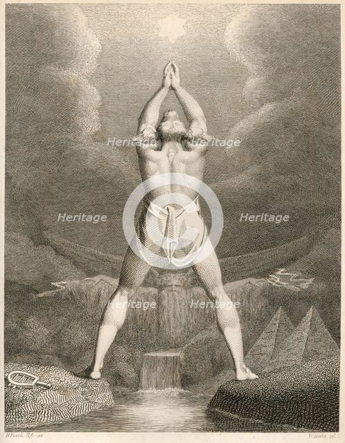 Fertilization of Egypt, 1791.  Creator: William Blake.