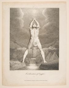 Fertilization of Egypt (Erasmus Darwin, The Botanic Garden), 1791. Creator: William Blake