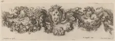 Festoon with Medici Coat of Arms, probably 1648. Creator: Stefano della Bella