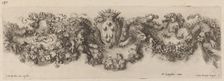Festoon with Medici Coat of Arms, probably 1648. Creator: Stefano della Bella
