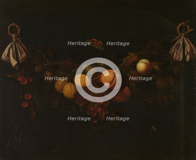 Festoon of Fruits, c.1653-c.1658. Creator: Johannes Borman.